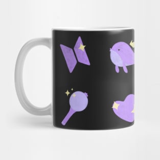 BTS purple pack Mug